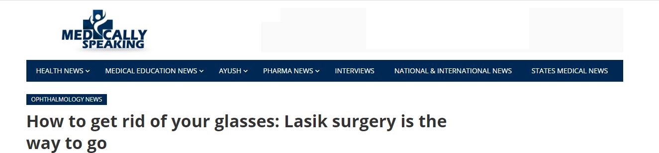 How to get rid of your glasses: Lasik surgery is the way to go